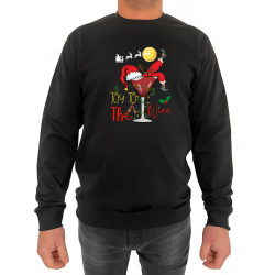 Bluza Joy To The Wine - Crew Neck Sweatshirt Barbati - D000078U