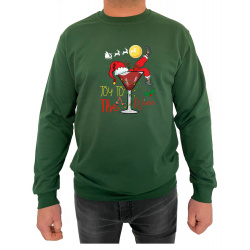 Bluza Joy To The Wine - Crew Neck Sweatshirt Barbati - D000078U