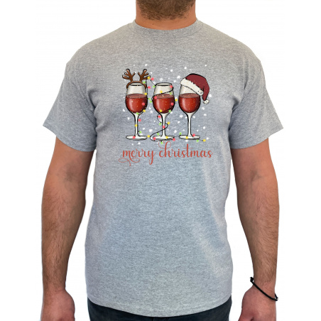 Tricou merry christmas - Heavy Cotton Barbati - D000079U