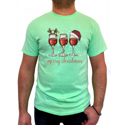 Tricou merry christmas - Heavy Cotton Barbati - D000079U