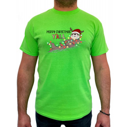 Tricou Merry Christmas Y'all - Heavy Cotton Barbati - D000080U