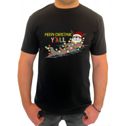 Tricou Merry Christmas Y'all - Heavy Cotton Barbati - D000080U