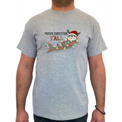 Tricou Merry Christmas Y'all - Heavy Cotton Barbati - D000080U