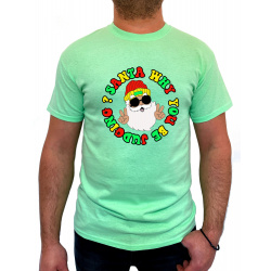 Tricou Santa Why You Be Judging- Heavy Cotton Barbati - D000081U