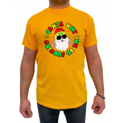 Tricou Santa Why You Be Judging- Heavy Cotton Barbati - D000081U