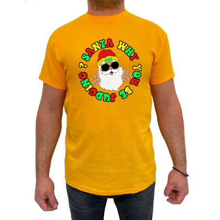 Tricou Santa Why You Be Judging- Heavy Cotton Barbati - D000081U