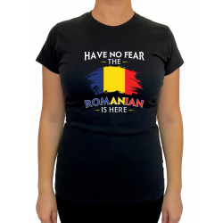 Tricou Have No Fear The Romanian Is Here - Heavy Cotton Femei - D000002U