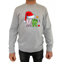 Bluza MR and MRS  - Crew Neck Sweatshirt Barbati - D000060M