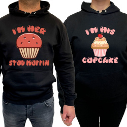 Hanorac Her muffin his cupcake (pentru Barbat) - D000165M