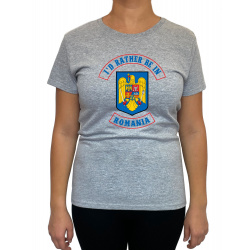 Tricou I'd rather be in Romania - Heavy Cotton Femei - D000021U