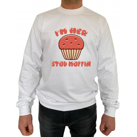 Bluza Her muffin his cupcake (pentru Barbat) - D000165M