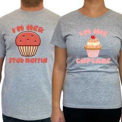 Tricou Her muffin his cupcake (pentru Femeie) - D000165F