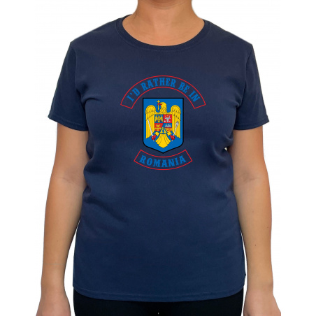 Tricou I'd rather be in Romania - Heavy Cotton Femei - D000021U