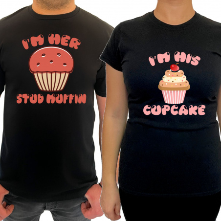 Tricou Her muffin his cupcake (pentru Femeie) - D000165F