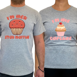 Tricou Her muffin his cupcake (pentru Barbat) - D000165M