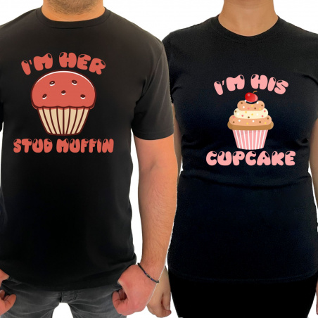 Tricou Her muffin his cupcake (pentru Barbat) - D000165M