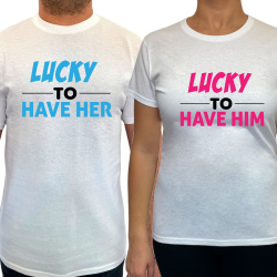 Tricou Lucky to have...