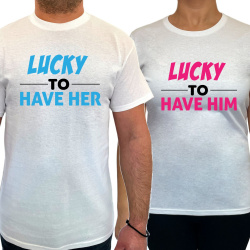 Tricou Lucky to have...