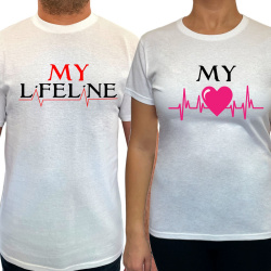 Tricou My lifeline heart...