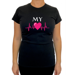 Tricou My lifeline heart (pentru Femeie) - D000160F