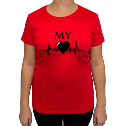 Tricou My lifeline heart (pentru Femeie) - D000160F