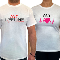 Tricou My lifeline heart...