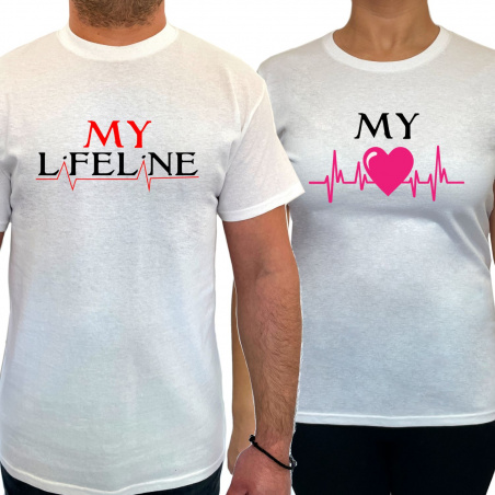 Tricou My lifeline heart (pentru Barbat) - D000160M