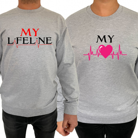 Bluza My lifeline heart (pentru Barbat) - D000160M