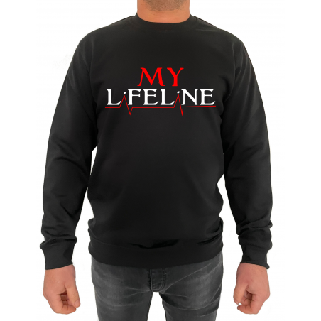 Bluza My lifeline heart (pentru Barbat) - D000160M