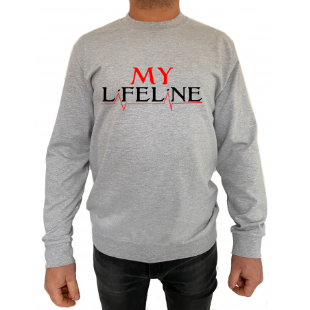 Bluza My lifeline heart (pentru Barbat) - D000160M