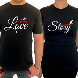 Tricou Love story (pentru Barbat) - D000157M