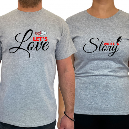 Tricou Love story (pentru Barbat) - D000157M