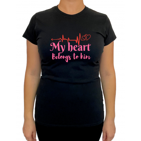 Tricou My heart belongs (pentru Femeie) - D000154F