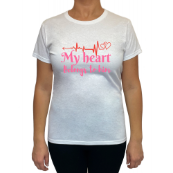 Tricou My heart belongs (pentru Femeie) - D000154F