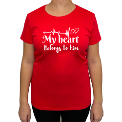 Tricou My heart belongs (pentru Femeie) - D000154F