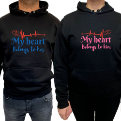 Hanorac My heart belongs (pentru Femeie) - D000154F