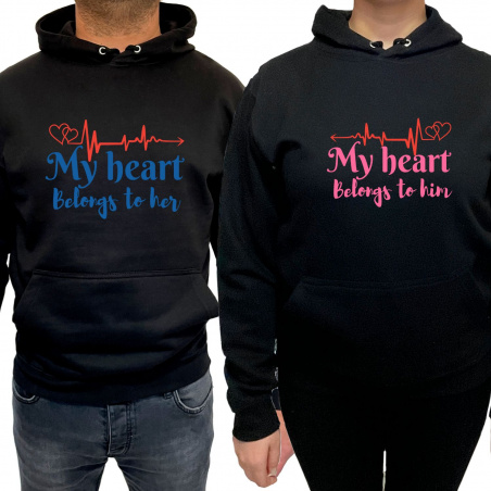 Hanorac My heart belongs (pentru Femeie) - D000154F