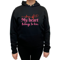 Hanorac My heart belongs (pentru Femeie) - D000154F