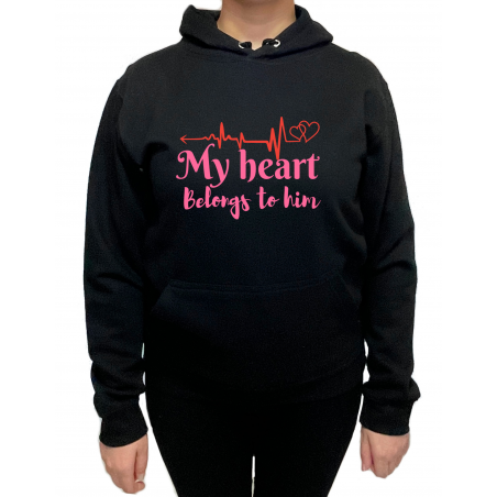 Hanorac My heart belongs (pentru Femeie) - D000154F