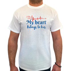 Tricou My heart belongs (pentru Barbat) - D000154M