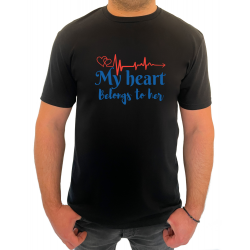 Tricou My heart belongs (pentru Barbat) - D000154M