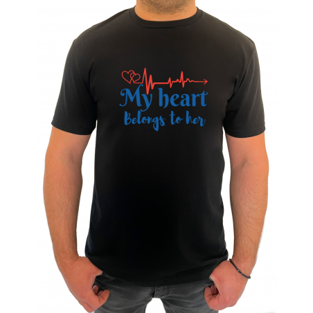 Tricou My heart belongs (pentru Barbat) - D000154M