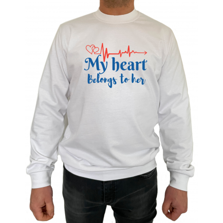 Bluza My heart belongs (pentru Barbat) - D000154M