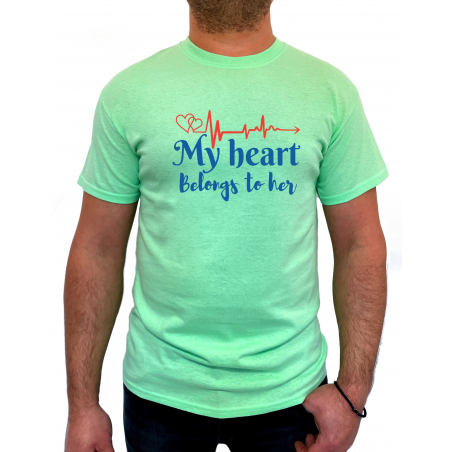 Tricou My heart belongs (pentru Barbat) - D000154M