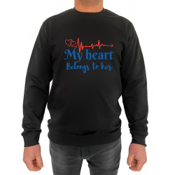 Bluza My heart belongs (pentru Barbat) - D000154M