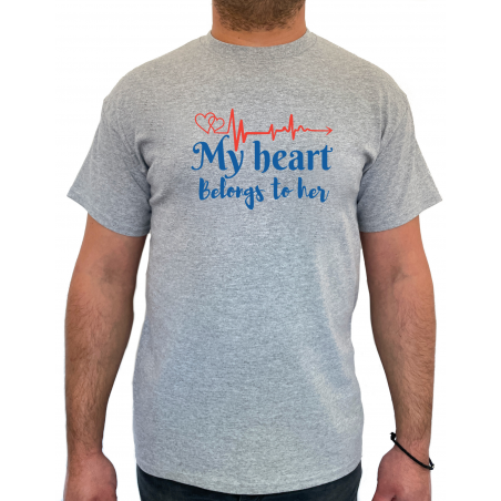 Tricou My heart belongs (pentru Barbat) - D000154M