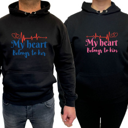 Hanorac My heart belongs (pentru Barbat) - D000154M