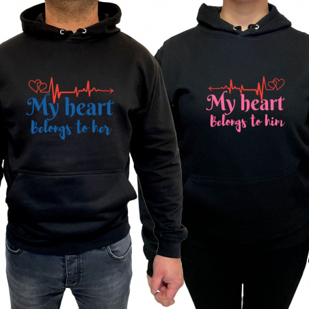 Hanorac My heart belongs (pentru Barbat) - D000154M