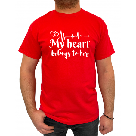 Tricou My heart belongs (pentru Barbat) - D000154M