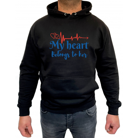 Hanorac My heart belongs (pentru Barbat) - D000154M